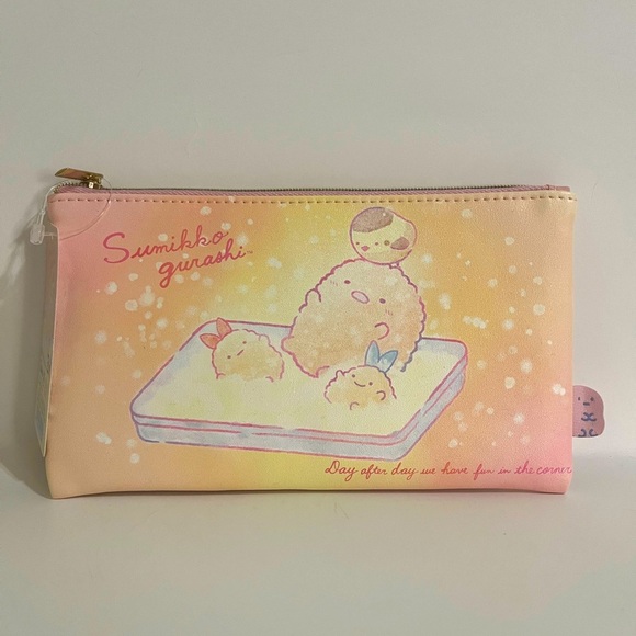 Sumikko Gurashi Tonkatsu and Shrimp Flat Pouch - Picture 1 of 8